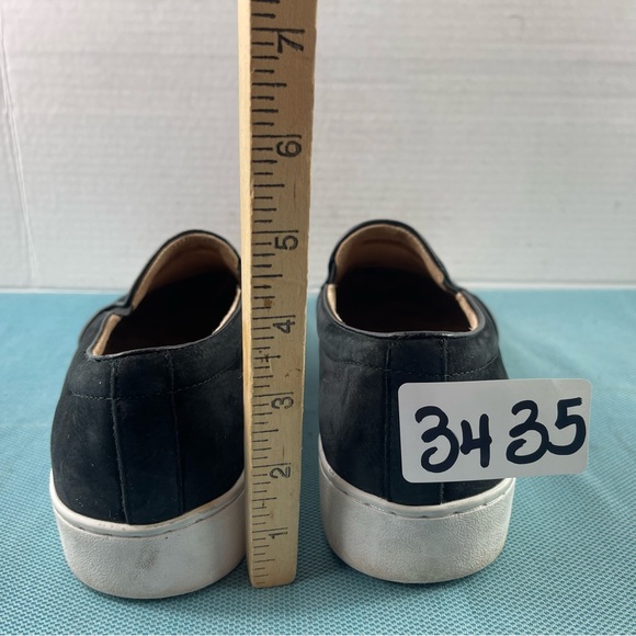 Vionic midi Womens Shoes Black Suede Slip On Stretch Comfort Loafers Flats - Picture 6 of 13